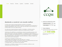 Tablet Screenshot of ccqm.com.br